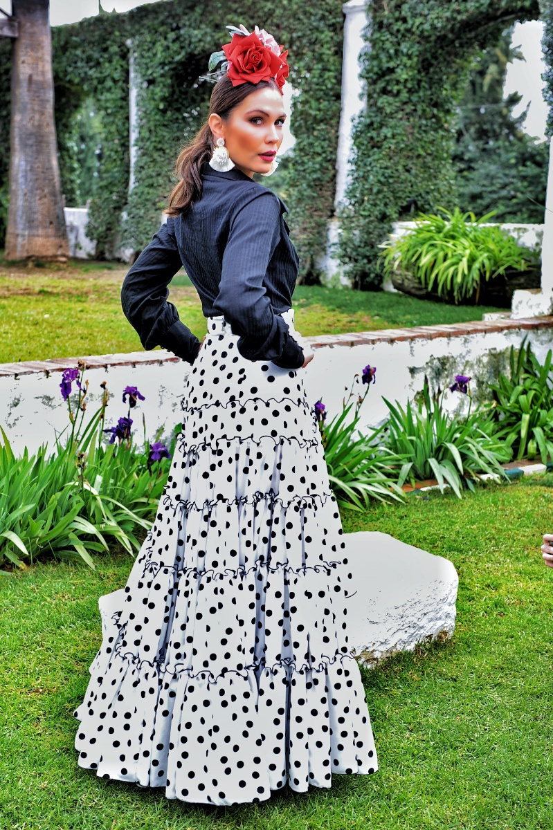 Falda Flamenca canastera mod 1 - Faldas de Baile flamenco